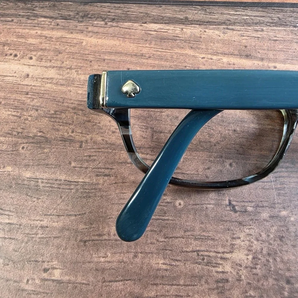 Kate Spade Alease X58 Cat Eye Eyeglasses Teal‎ Tortoiseshell Gold 135mm Frames